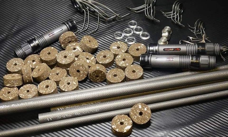 Accessoires de restauration de canne à carpe BRB Custom